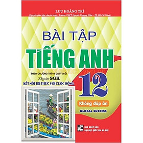 Sách - Bài Tập Tiếng Anh Lớp 12 - Không Đáp Án Global Success - Bám Sát SGK Kết Nối Tri Thức Với Cuộc Sống - Hồng Ân