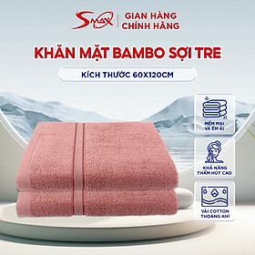 Mua Khăn Tắm Sợi Tre Bamboo Mềm Mại  Siêu Thấm Hút  Không Phai Màu Kích Thước 60cmx120cm 350g