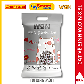 Cát Vệ Sinh Cho Mèo Nhiều Mùi Hương, Vón Nhanh Công Nghệ Hàn Quốc - W.O.N 8.8L