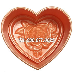 Mua Khuôn ép xôi hình tim hoa hồng – Loại 17 cm - Mã số 1624