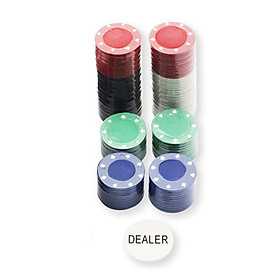Iron Box 100 Pieces 4g Chips Chip Party Casual Toys Chip Set Poker Chip Set Party Supplies