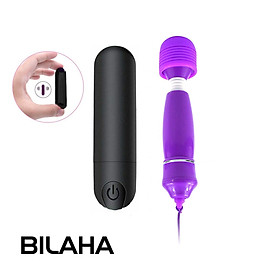 Trứng Rung MatXa 12 Chế Độ Rung Tình Yêu Biến Tần Số (Tặng Kèm 1 Máy Massage 10 Kiểu Rung) (Nhẹ Đến Cực Mạnh) - (Màu Ngẫu Nhiên) - Video Vibration Massage Love Vibrating Bullet (Official Bilaha)