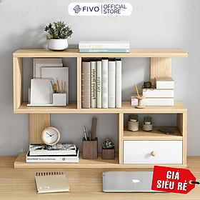 Mua Kệ Gỗ Để Bàn Đa Năng Chất Liệu MDF FIVO FB20 Để Đồ Tiện Lợi Dễ Dàng Lắp Ráp (80 x 20 x 60 cm) - Hàng Chính Hãng