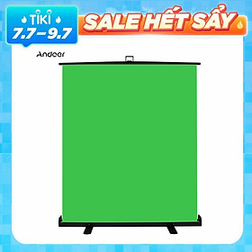 Andoer Phông nền chụp ảnh Cromakey có thể co giãn 1.5 * 2m Phong cách kéo lên Phông nền màn hình xanh chống nhăn