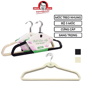 Mua Bộ 5 móc nhung sang trọng  chất liệu nhung mềm mại Uncle Bills BL0301