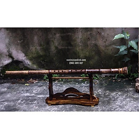 Mua Kệ để sáo cao cấp gỗ muồng đen nguyên miếng - kệ 1 cây