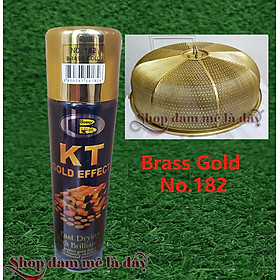 Sơn xi vàng 18k, 24k KT Brass gold No.182 gold effect Bosny - Thái Lan