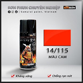 Sơn xịt Samurai Kurobushi - MÀU CAM 115 (400ml)