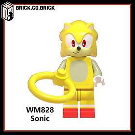 Nhân vật Lắp ráp minifig Nhân vật Tuổi thơ Nhím Sonic Siêu Tốc độ đủ màu WM6043 - WM-828