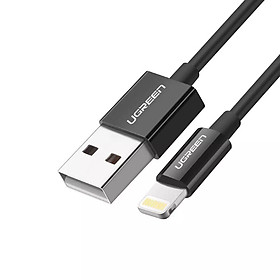 Mua UGREEN 1M Cáp Lightning ra USB Vỏ nhựa ABS chống cháy US155-10470 - Hàng Chính Hãng