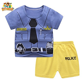 Bộ Quần Áo Bé Trai, Gái NT KIDS Chất Liệu COTTON Họa Tiết Vui Vẻ