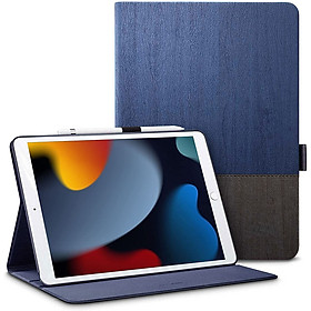 Bao da dành cho iPad Gen 9 10.2 inch 2021 ESR Urban Premium Folio Case - Hàng Nhập Khẩu - Xám
