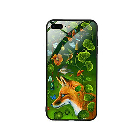 Ốp Lưng Kính Cường Lực Cho Điện Thoại Iphone 7 Plus / 8 Plus - Fox 03