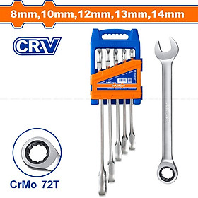 Mua BỘ 5 CỜ LÊ VÒNG MIỆNG TỰ ĐỘNG 8- 14MM WADFOW WSP4205 - HÀNG CHÍNH HÃNG