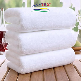 Mua Khăn Tắm Khách Sạn Màu Trắng RIOTEX Kích Thước 70x140cm 100% Cotton Cao Cấp