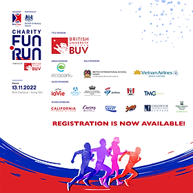 [HÀ NỘI] SỰ KIỆN CHẠY BỘ GÂY QUỸ TỪ THIỆN - BRITCHAM CHARITY FUN RUN 2022