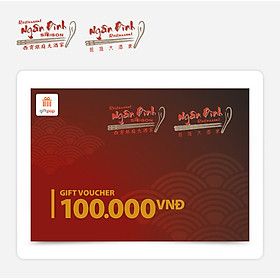 Giftpop - Phiếu Quà Tặng Ngân Đình Restaurant 100K