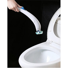Mua Bộ Bàn Chải Vệ Sinh Bồn Cầu Công Nghệ Nhật Bản - tặng 12 đầu lau  móc treo đa năng