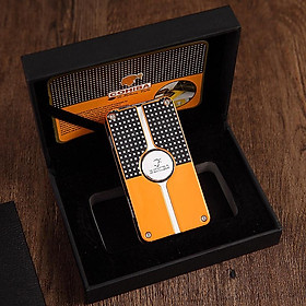 Mua Vỏ Hộp Quẹt Bật Lửa Khò 3 Tia  COB-001 Tích Hợp Đục Thiết Kế Hiện Đại Sang Trọng