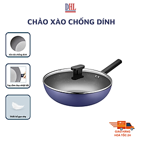 Chảo xào chống dính lòng sâu vân đá cao cấp Mitomo Cooker King siêu bền- Hàng chính hãng