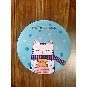 Mua Bàn Di  Miếng Lót Chuột Hình Tròn Siêu Dễ Thương - Giao ngẫu nhiên