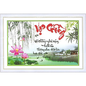 Tranh thêu chữ thập Vợ Chồng DLH-223023