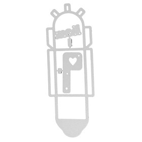 Mailbox Metal Cutting Die DIY Scrapbooking Paper Card Embossing Die-Cut Mold