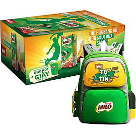 1 Thùng MILO Bữa Sáng 195ml Tặng Balo MILO Tự Tin