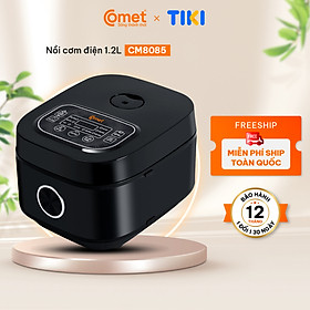 Nồi Cơm Điện Tử Comet CM8085 – Hàng chính hãng - Dung Tích 1.2L, Gia Nhiệt Nhanh, Chống Dính, Đa Chức Năng