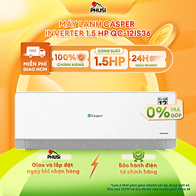 Mua Máy Lạnh Casper Inverter 1.5 H.p QC-12IS36 - Hàng chính hãng - Giao HCM và 1 số tỉnh thành