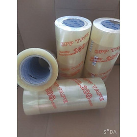 Băng keo Dính trong 1 cuộn 200 yard dày dặn như hình