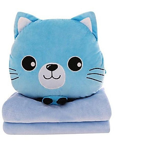 Mua Chăn Gối Gấu Bông Totoro tròn  biểu cảm. Gối kèm mền 3 trong 1 cho bé yêu(#Gối_Chăn_Ủtay)