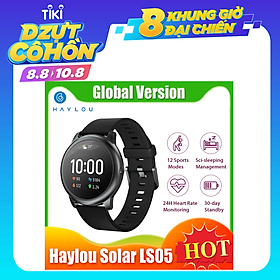Đồng hồ thông minh Haylou Solar LS05 phiên bản toàn cầu