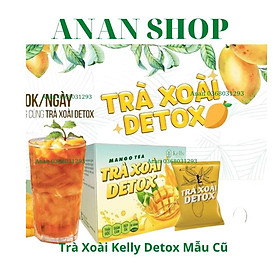 Trà Xoài kelly Detox Hộp 15 gói -  Giúp  Hỗ Trợ Giảm Cân Hiệu Quả - An Toàn - Không Mệt Mỏi