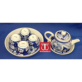 Mua BỘ ẤM CHÉN VẼ LONG ẨN .(ĐK CHÉN 5 5CM CAO 4 2CM)