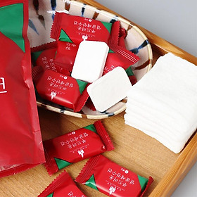 Mua TÚI 20 KHĂN GIẤY NÉN DẠNG VIÊN KẸO DÙNG 1 LẦN TIỆN LỢI - KHĂN GIẤY NÉN ƯỚT DU LỊCH BỎ TÚI CHẤT LIỆU MỀM MỊN