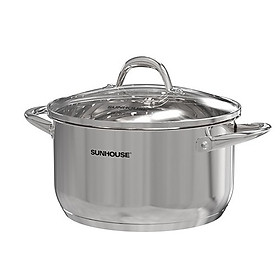 NỒI INOX 3 ĐÁY SUNHOUSE SHG301-28 - Hàng Chính Hãng