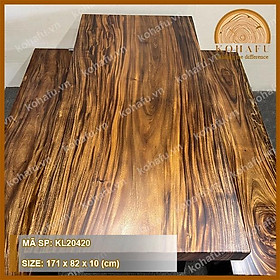 Mua Mặt bàn gỗ me tây nguyên tấm KL20420