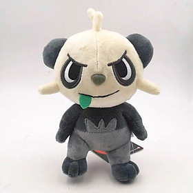 Gấu Bông Pokemon - Gấu Trúc Pancham Yancham (30 Cm) Gb205 (Tặng 1 Móc Khóa Dây Da Pu Đính Đá Lấp Lánh)