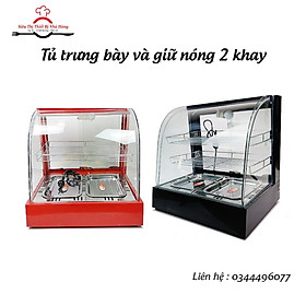 Mua Tủ trưng bày và giữ nóng gà rán KFC  khoai tây đa năng - Loại 3 tầng 2 khay