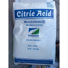 ACID CITRIC, DẤM TÂY, ACID CHANH, TẨY RỬA HỒ NUÔI TÔM, HAY TĂNG ĐỘ PH. LẺ 500GR