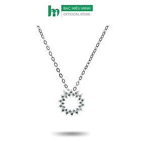 Dây Chuyền Nữ Bạc Huyền Thoại Biển Xanh BẠC HIỂU MINH DMD440