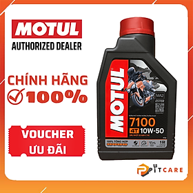 Nhớt Cao Cấp Dành Cho Xe Số Motul 7100 4T 10W50 Có Chiết Lẻ