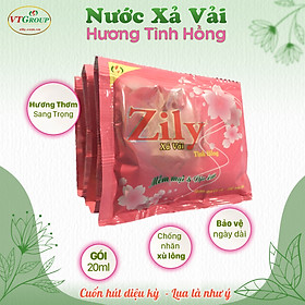 Nước xả vải Zily 20ml (10 gói/ dây)