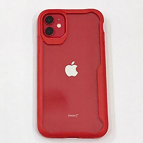 Ốp lưng cho iPhone 11 (6.1") hiệu j-CASE Pc viền bumper Tpu chống sốc - Hàng nhập khẩu