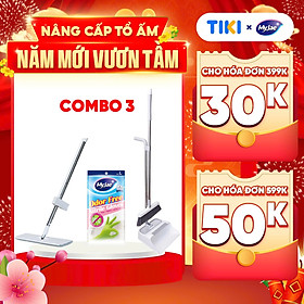 SỐ LƯỢNG CÓ HẠN - Bộ 3 món dụng cụ lau dọn gia đình tiện lơi, thông minh, tiết kiệm thời gian