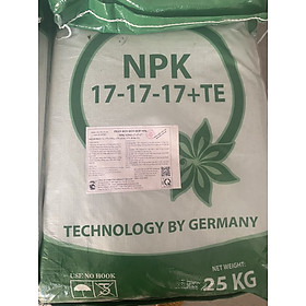 Mua  1kg phân bón NPK 17-17-17+TE  mập thân nở gốc xanh cây cứng cây
