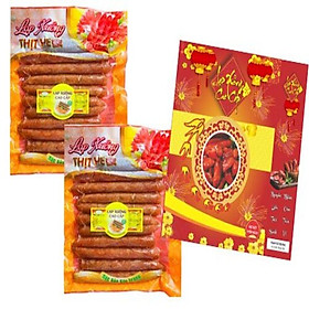 TẶNG KÈM HỘP XUÂN 1KG LẠP XƯỞNG HEO CÂY DÀI CHẤT LƯỢNG HÀNG CAO CẤP THƯƠNG