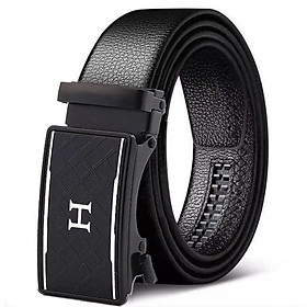 Thắt lưng nam dây da cao cấp, khóa tự động - TOPEE