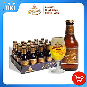 [BIA ĐỨC NHẬP KHẨU] Thùng 20 Chai Bia Thầy Tu EIBAUER HEFEWEIZEN HELL 5.2% 250ml - Bia Tươi Men Sống Thượng Hạng - Bia Đức Nhập Khẩu Chính Hãng